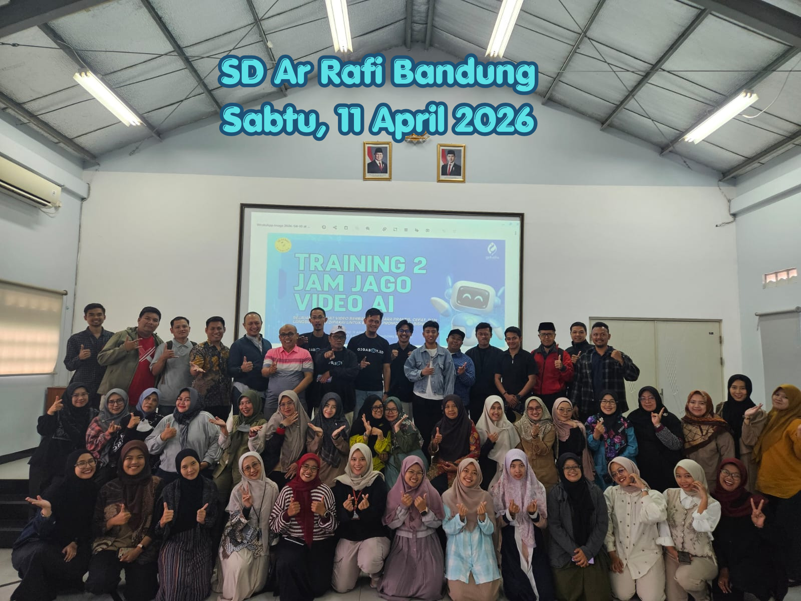 SD AR Rafi Bandung Sabtu, 11 April 2026